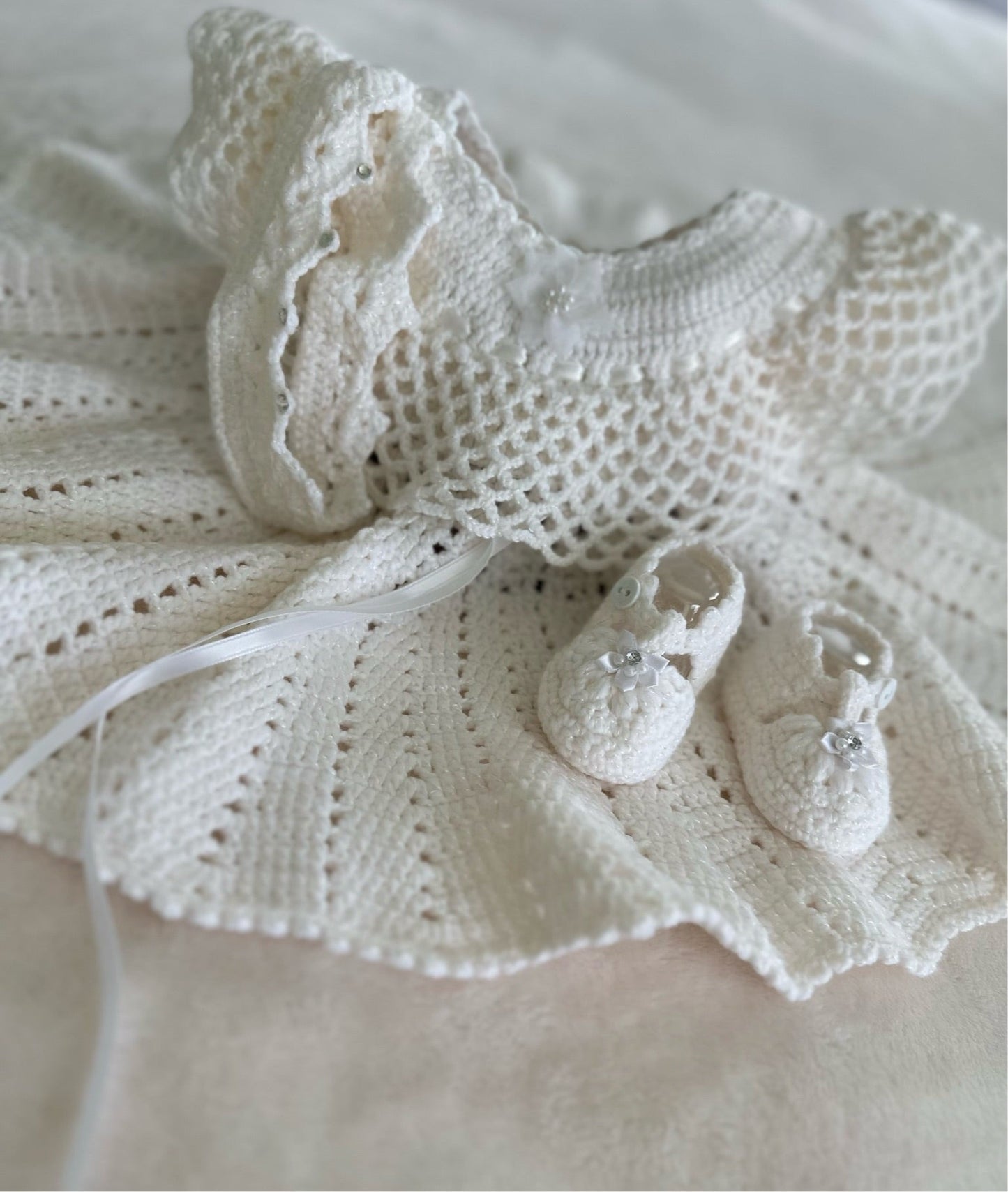 Snowy White Baby Set