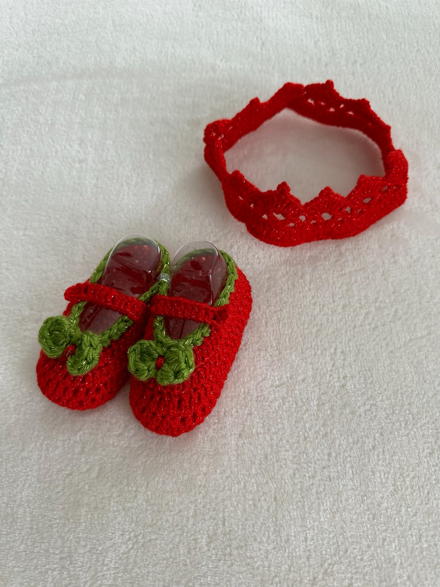 Strawberry Shortcake Slippers and Crown